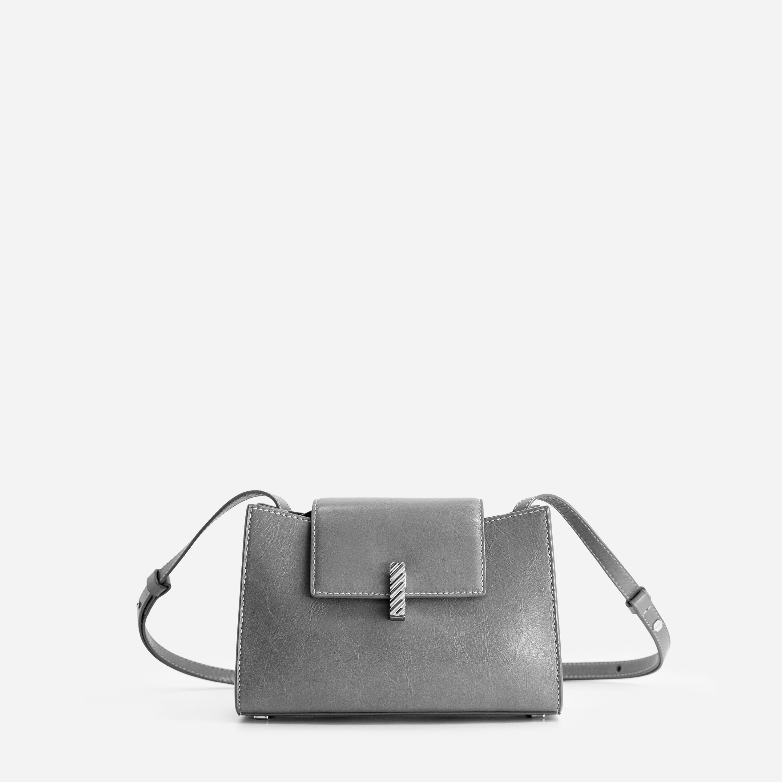 Mini Isla - Crinkled Gray